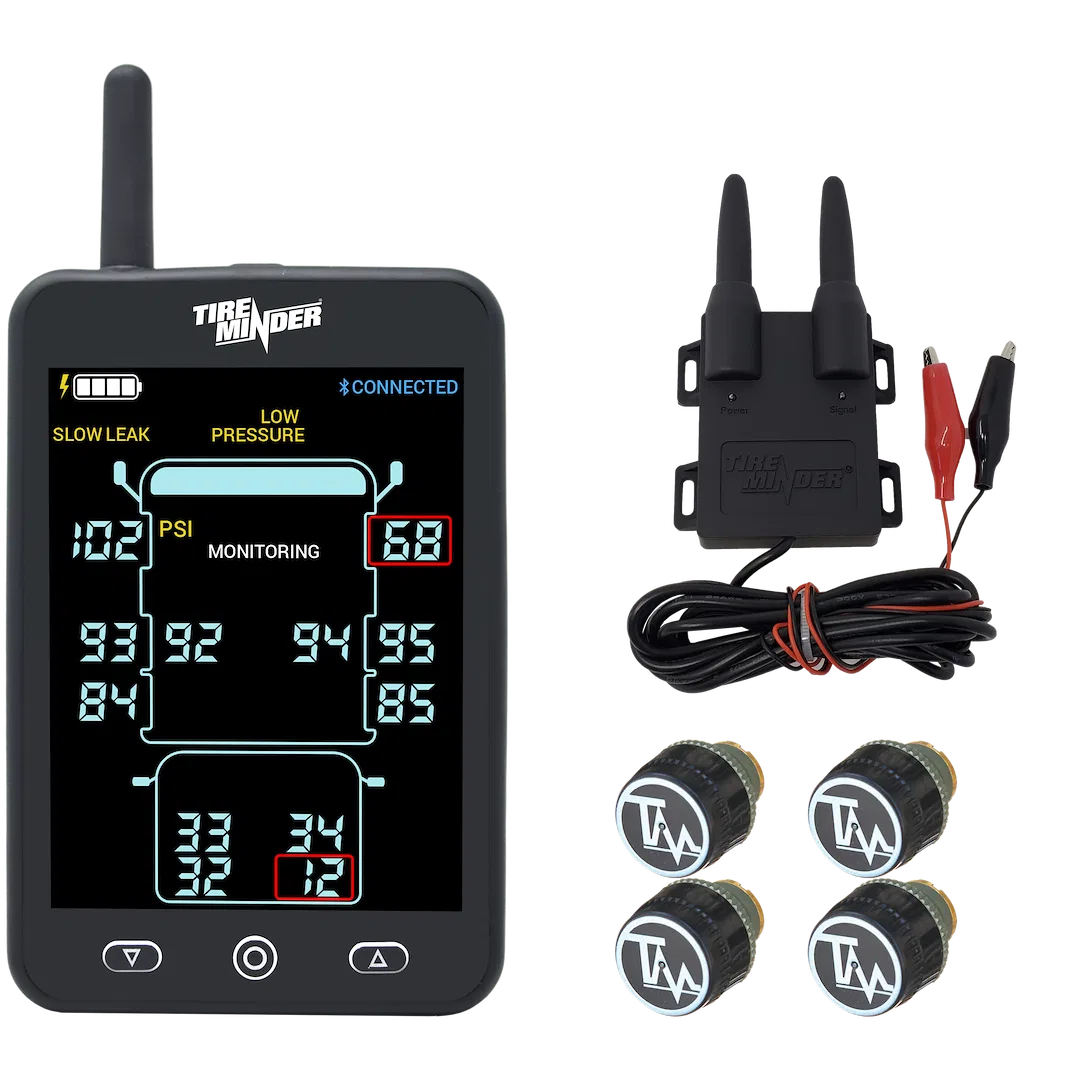TM22129 – VALTERRA LLC Tire Pressure Monitoring System - TPMS, Universal Fit With Bluetooth Technology 4 Standard Tra...